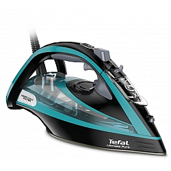 TEFAL Ultimate Pure FV9844E0 Steam Iron 3200 W Water tank capacity 350 ml Continuous steam 60 g/min Steam boost performance 250 g/min Blue/Black