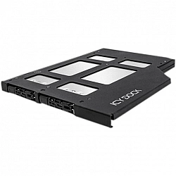 ICY DOCK - ToughArmor MB852M2PO-B - 2x M.2 NVMe PCIe 4.0 SSD zu 2x OCuLink Ultra Slim Wechselrahmen