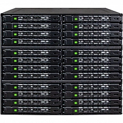 Icy Dock ToughArmor MB924IP-B - Laufwerksschachtadapter - 3 x 5,25 bis 24 x 2,5 (3 x 13,3 cm bis 24 x 6,4 cm)