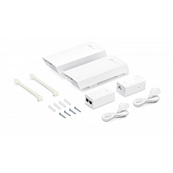 TP-LINK Omada EAP211-Bridge KIT V1 - Wireless Bridge - 1GbE - Wi-Fi 5 - 5 GHz - Cloud-verwaltet - Stabmontage (Packung mit 2)