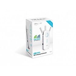 TP-LINK Extender RE450 802.11ac 2.4GHz/5GHz 450+1300 Mbit/s 10/100/1000 Mbit/s Ethernet LAN (RJ-45) ports 1 MU-MiMO No no PoE Antenna type 3xExternal