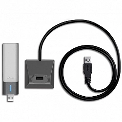 TP-LINK AX1800 High Gain Dual Band Wi-Fi 6 USB Adapter 1201Mbps at 5GHz + 574Mbps at 2.4GHz High Gain External Antennas USB 3.0