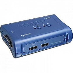 TRENDnet TK 207K - KVM-Switch - 2 x KVM port(s)