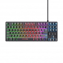 Trust GXT 833 Thado keyboard Gaming USB Dutch Black, Silver