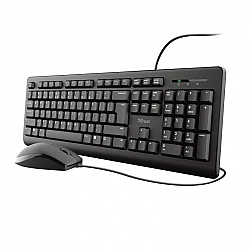 Trust Primo keyboard USB QWERTY US English Black