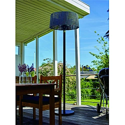 TunaBone Electric Standing Patio Heater, Double clear halogen heating lamps | TB1821SH-01 | Patio heater | 2100 W | Black