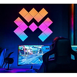 Twinkly Candies Inch 100 Lamps in the shape of lid RGB LEDs, green wire, USB-C