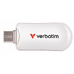STICK 512GB Verbatim Plectra White USB-C Flash Drive 30231
