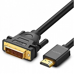 Ugreen HD106 DVI 24+1 pin / HDMI FHD 60Hz cable 1.5m - black (11150)