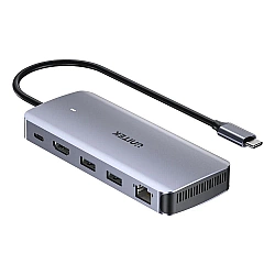 Unitek Aktywny Hub USB-C 10 Gbps, Obudowa na dysk M.2, HDMI