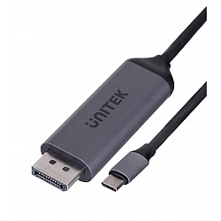 UNITEK V1423C ADAPTER USB-C - DisplayPort 1.4 8K 60Hz 1.8m ALU