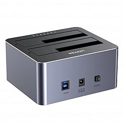 Dual Bay HDD/SSD Docking Station with Clone 5Gbp