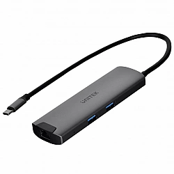 UNITEK H1112F interface hub USB 3.2 Gen 1 (3.1 Gen 1) Type-C 5000 Mbit/s Grey