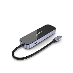 UNITEK uHUB H6 Wired USB 3.2 Gen 1 (3.1 Gen 1) Type-C Black, Grey