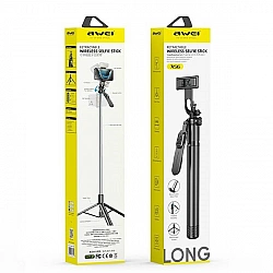 Uchwyt Selfie stick X56 aluminiowy uniwerslany tripod Bluetooth