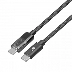 USB C Cable 1m with charging indicator LED 100W
