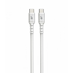 USB C - USB C cable 1m. silicone white