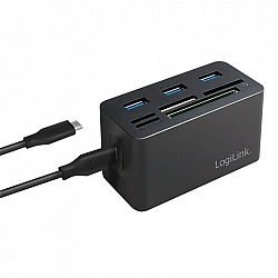 USB3.2 Gen 1 docking sta tion, 8-port, mini,blac