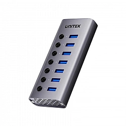 USB-A 3.0 5 Gbps hub with 7-in-1 switch Unitek H1314A01-EU