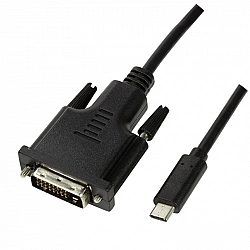LogiLink USB-C - DVI 1.8m