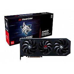 Vaizdo plokštė AMD PowerColor RX9070XT 16GB GDDR6 256bit 3 ventiliatorių