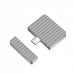 Very small USB3.2 Gen2x1 SSD enclosure USB-C NVM