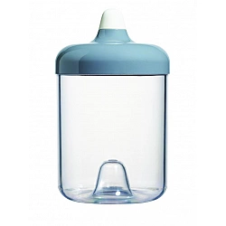 ViceVersa round canister 1L  grey 11371