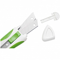 WEDO Cutter Soft 18 mm gn. Comfortline incl. 2 Klingen weiß