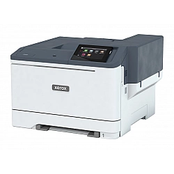 VersaLink C410DN, Farblaserdrucker grau/blaugrau, USB, LAN, Duplex (Druck)