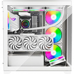 Xilence Gleam RGB Mid Tower ATX Case with Glass Panels (White)
