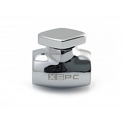 XSPC G1/4 Kugelhahn - Messing, Silber-Chrome
