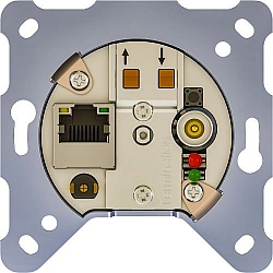 Z ALLNET Punkt-zu-Punkt Coax 8 Port Master Chassis/Verstärker EOC 200 zbh. EOC G.hn Unterputzdose/Durchgangsdose ALL-GHN108S-200-UP-Dose