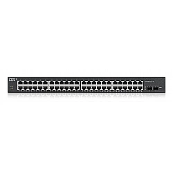Zyxel GS1900-48HPv2 Managed L2 Gigabit Ethernet (10/100/1000) Power over Ethernet (PoE) Black