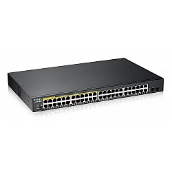 Zyxel GS1900-48HPv2 Managed L2 Gigabit Ethernet (10/100/1000) Power over Ethernet (PoE) Black