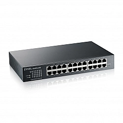 ZYXEL GS1915-24E, 24-PORT GBE SMART SWITCH, HYBRID MODE, STANDALONE OR NEBULAFLEX CLOUD, RACKMOUNT, FANLESS