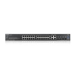 ZYXEL GS2220-28,EU REGION,24-PORT GBE L2 SWITCH WITH GBE UPLINK (1 YEAR NCC PRO PACK LICENSE BUNDLED)
