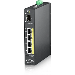Zyxel RGS100-5P Unmanaged L2 Gigabit Ethernet (10/100/1000) Power over Ethernet (PoE) Black