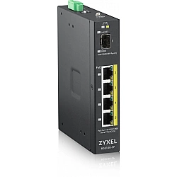 Zyxel RGS100-5P Unmanaged L2 Gigabit Ethernet (10/100/1000) Power over Ethernet (PoE) Black