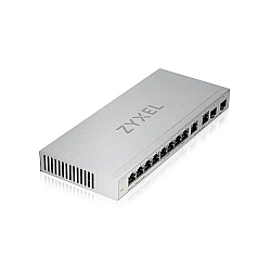 ZyXEL XGS1010-12 v2 12-Port Gigabit UnmanagedSwitch with 8-Port 1G+ 2-Port 2.5G+ - Switch - 1 Gbps