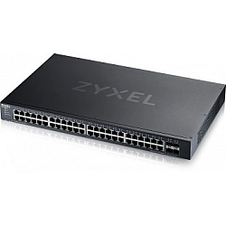 ZYXEL XGS1935-52, 52 PORT LITE-L3 SMART MANAGED SWITCH, 48X GIGABIT COPPER AND 4X 10G SFP+, HYBRID MODE, STANDALONE OR NEBULAFLEX CLOUD