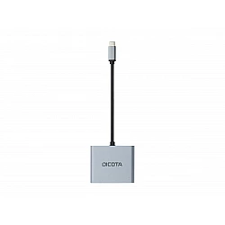 USB-C Portable 4-in-1 D ock 4K 2xHDMI 100W PD