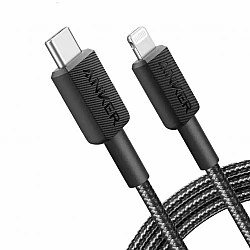 Anker Innovations 322 USB-C to Lightning Connector Cable 3ft Braided - Kabel - Digital/Daten (A81B5G11)