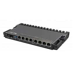 Mikrotik RB5009UPR+S+IN wired router 2.5 Gigabit Ethernet, Gigabit Ethernet Black