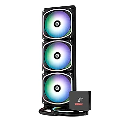 Enermax Aquafusion II 360 mm, All-in-One-Flüssigkeitskühler, 12 cm, Schwarz