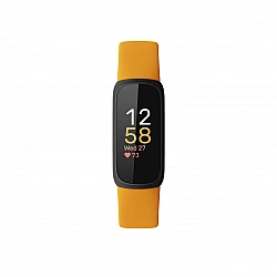 Fitbit | Fitness Tracker | Inspire 3 | Fitness tracker | Touchscreen | Heart rate monitor | Activity monitoring 24/7 | Waterproof | Bluetooth | Black/Morning Glow
