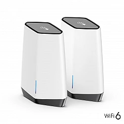 NETGEAR SXK80 Orbi Pro WiFi 6 Business-Tri-Band-Mesh-AX6000-System mit 1 Router SXR80 und 1 Satellit SXS80
