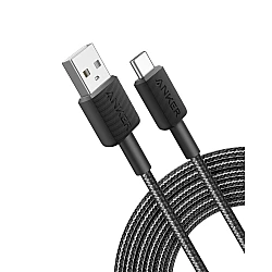 Anker Innovations 322 USB-A to USB-C Cable Nylon 1.8M Black - Kabel - Digital/Daten