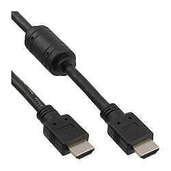 InLine - HDMI Kabel, HDMI-High Speed, Stecker / Stecker, schwarz, mit Ferrit, 3m