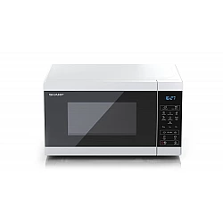 Sharp YC-MS02E-W Mikrowelle Arbeitsplatte Solo-Mikrowelle 20 l 800 W Schwarz - Weiß (YC-MS02E-W)