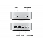 Apple Mac mini Apple M M4 16 GB 256 GB SSD macOS Sequoia Mini PC Silver